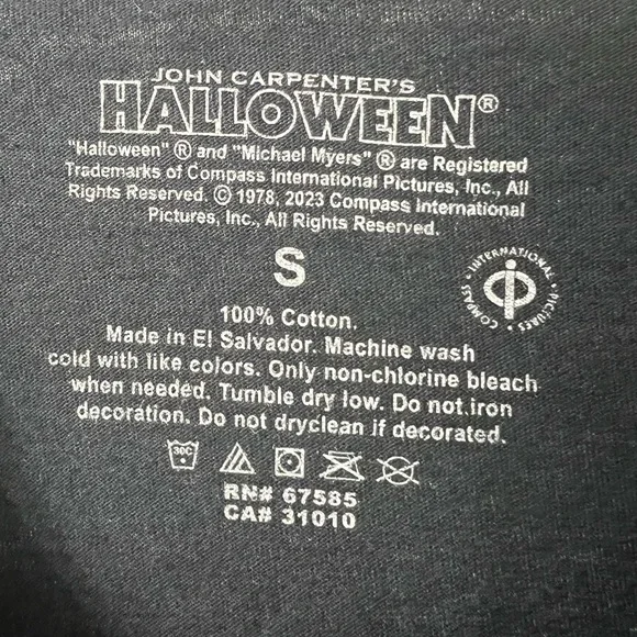 Halloween Michael Myers Boogeyman Black T-Shirt - Picture 3 of 6